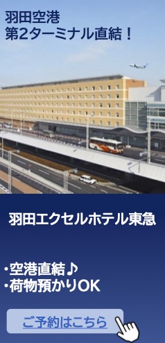羽田エクセルホテル東急 Zepp限定プラン（空港直結・荷物預かりOK）